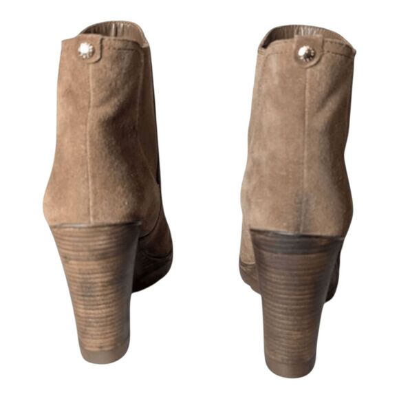 MICHAEL KORS Thea Suede Wedge Booties Size 9M - Picture 6 of 10